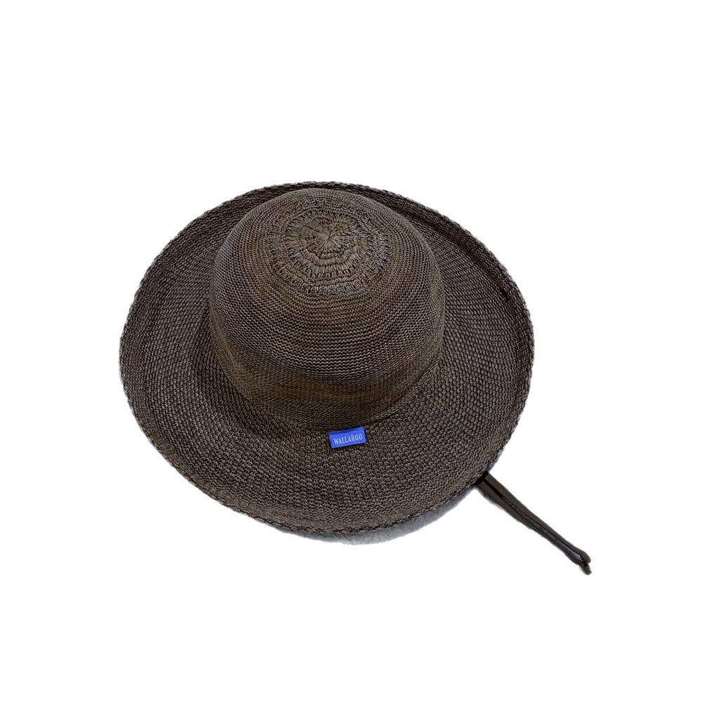 wallaroo brown woven hat